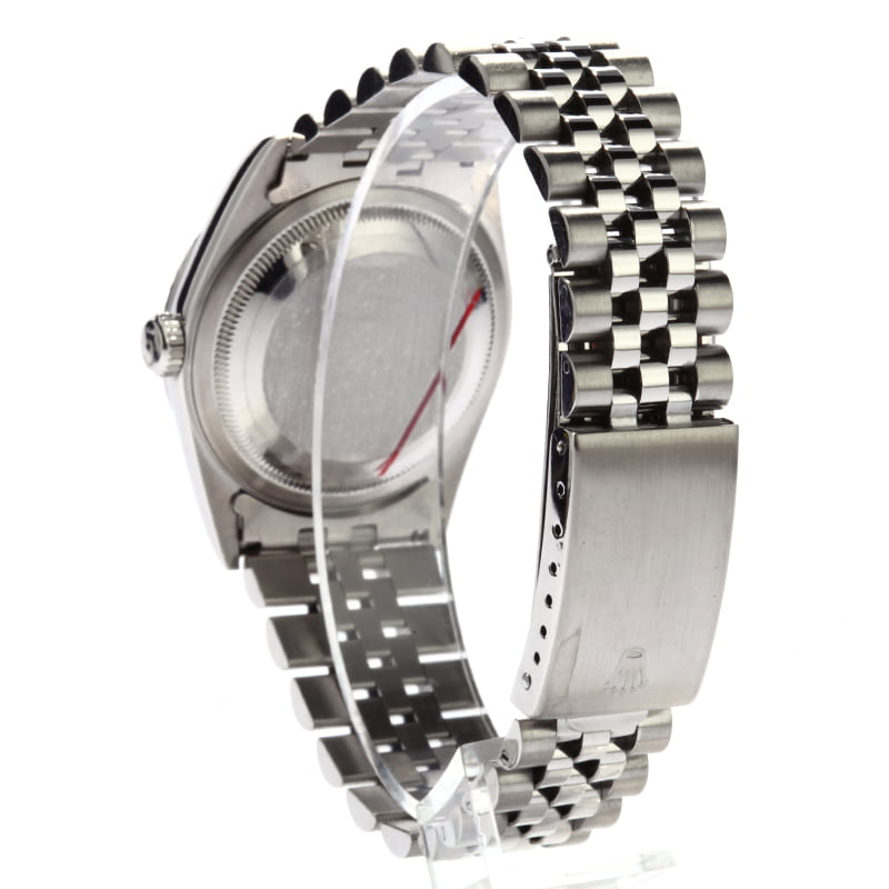Pre Owned Rolex Datejust 16220 White Roman Dial
