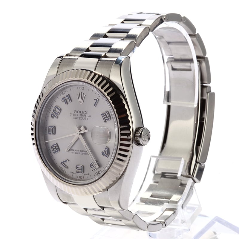 Rolex Datejust II Ref 116334 Luminous Arabic Dial