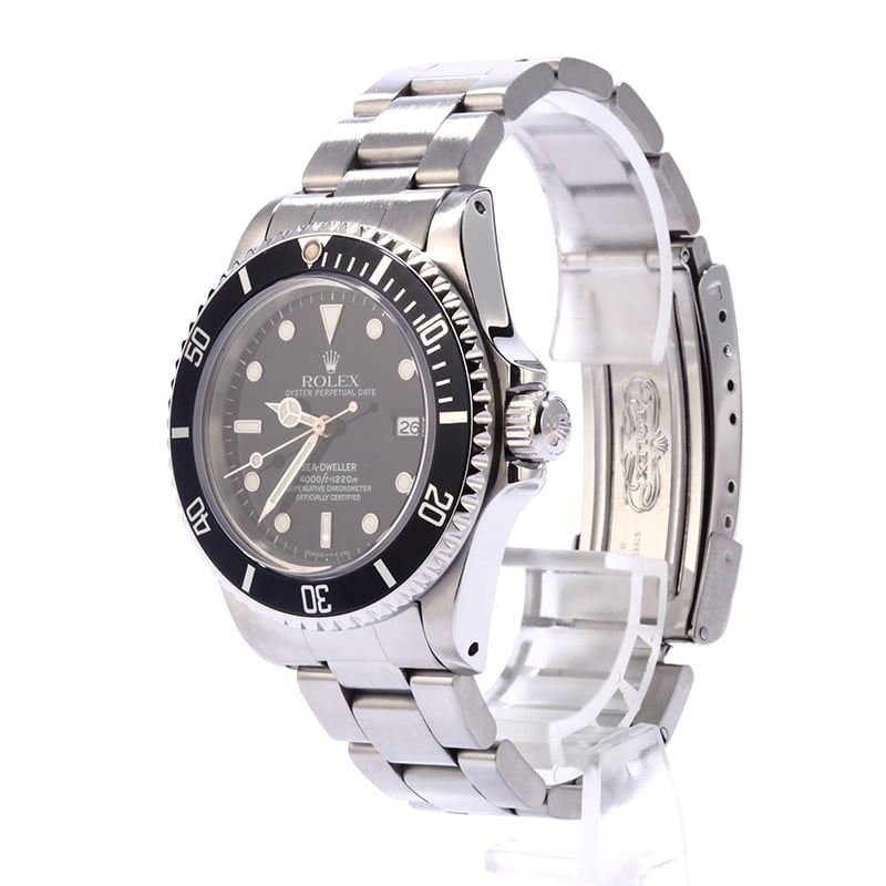 Pre Owned Men's Rolex Sea-Dweller 16600 Black Dial