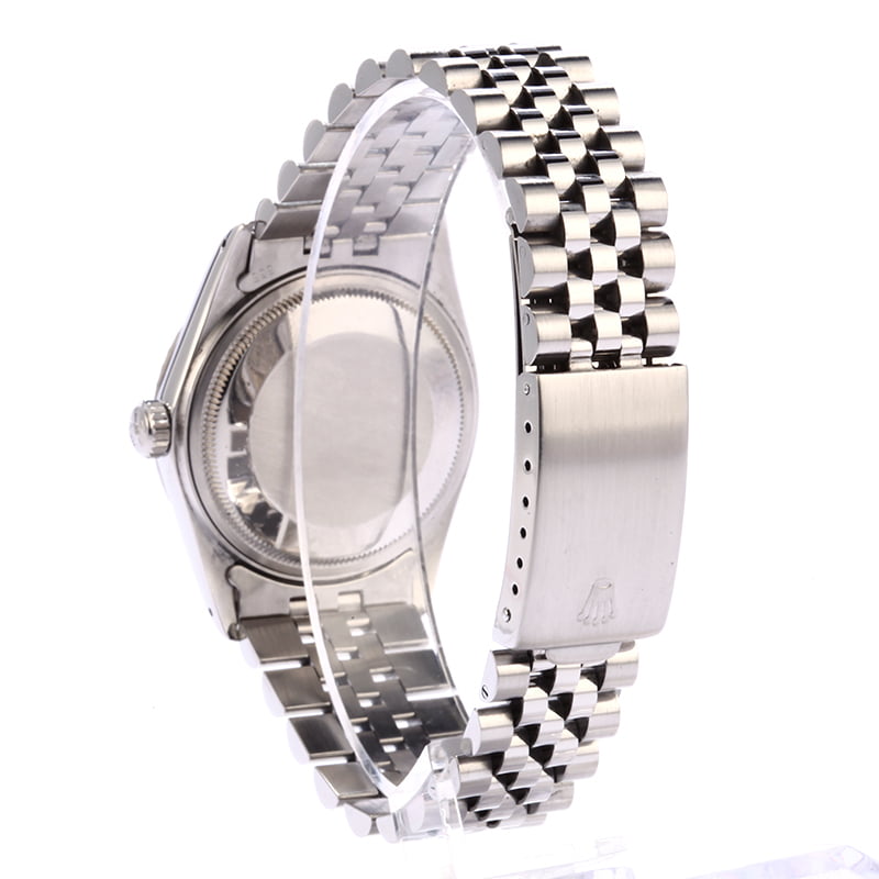 Pre Owned Silver Index Dial Rolex Datejust 16030