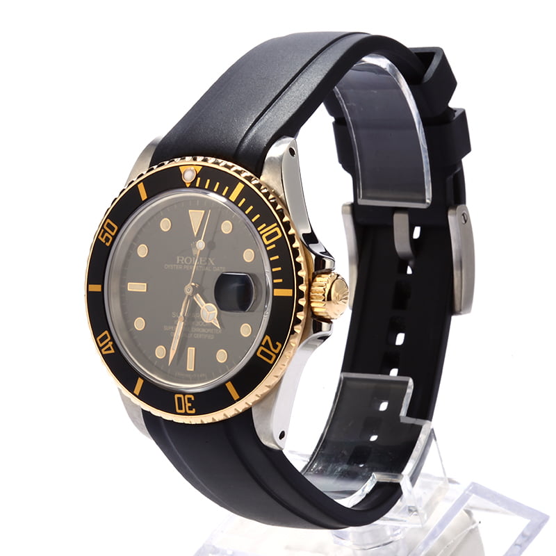 Pre Owned Rolex Submariner 16803 Rubber Bracelet