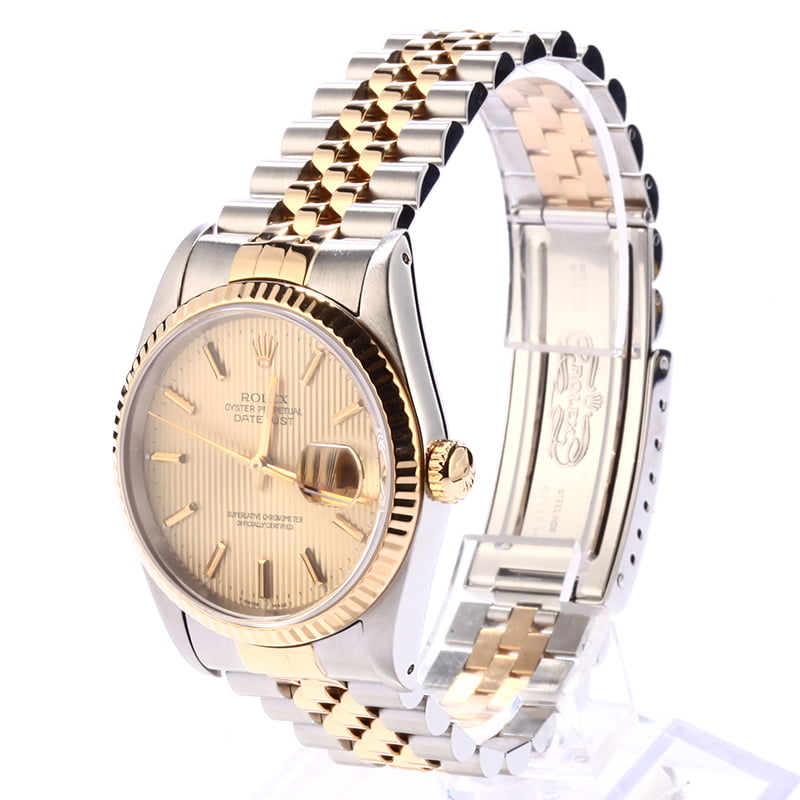 Pre Owned Rolex Datejust 16233 Tapestry Dial