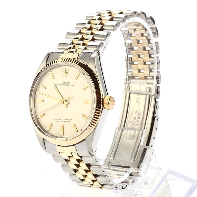 Vintage Rolex Oyster Perpetual 1005 Two Tone