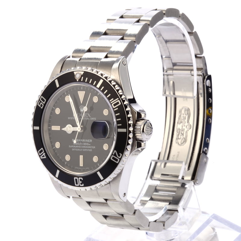 PreOwned Rolex Submariner 16800 Steel 40MM Case
