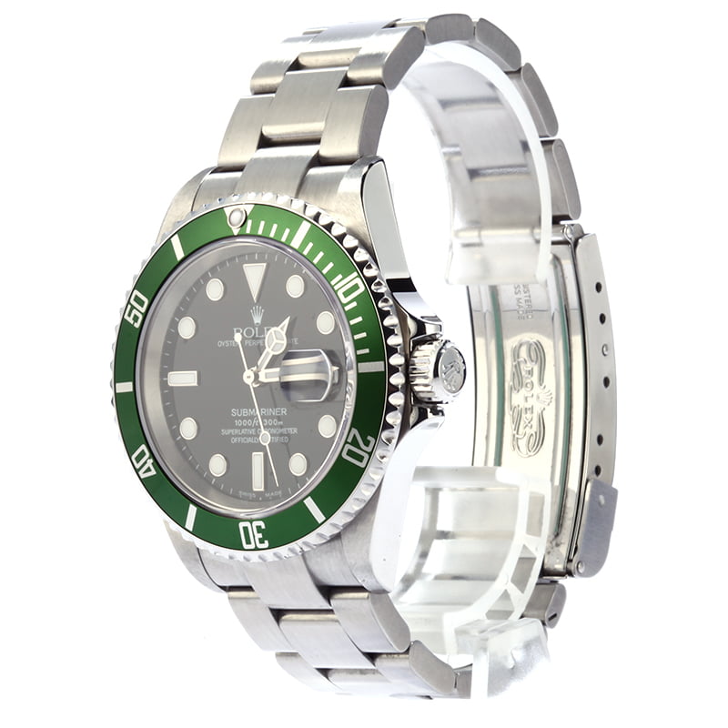 Rolex Submariner 16610T Anniversary Green 'Kermit' Bezel