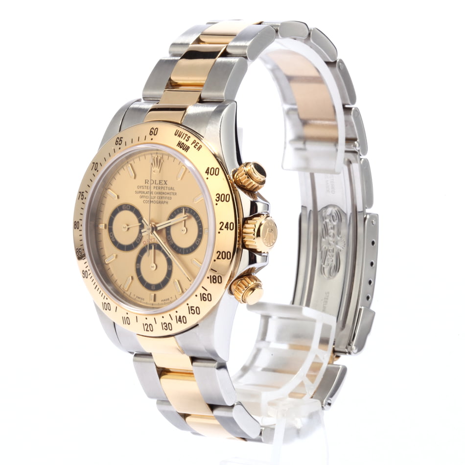 Used Rolex Daytona 16523 Steel & Gold