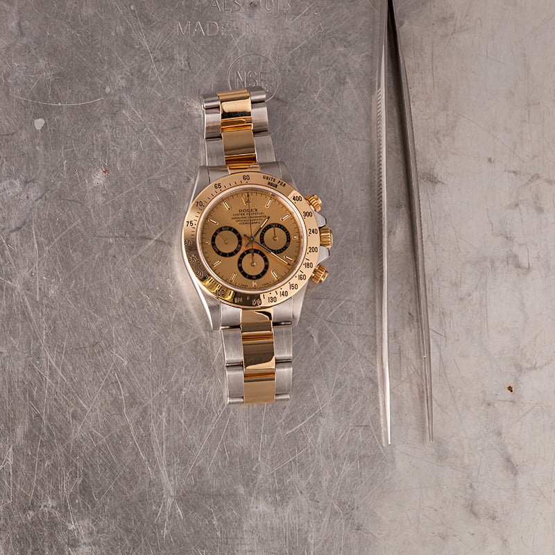Used Rolex Daytona 16523 Steel & Gold