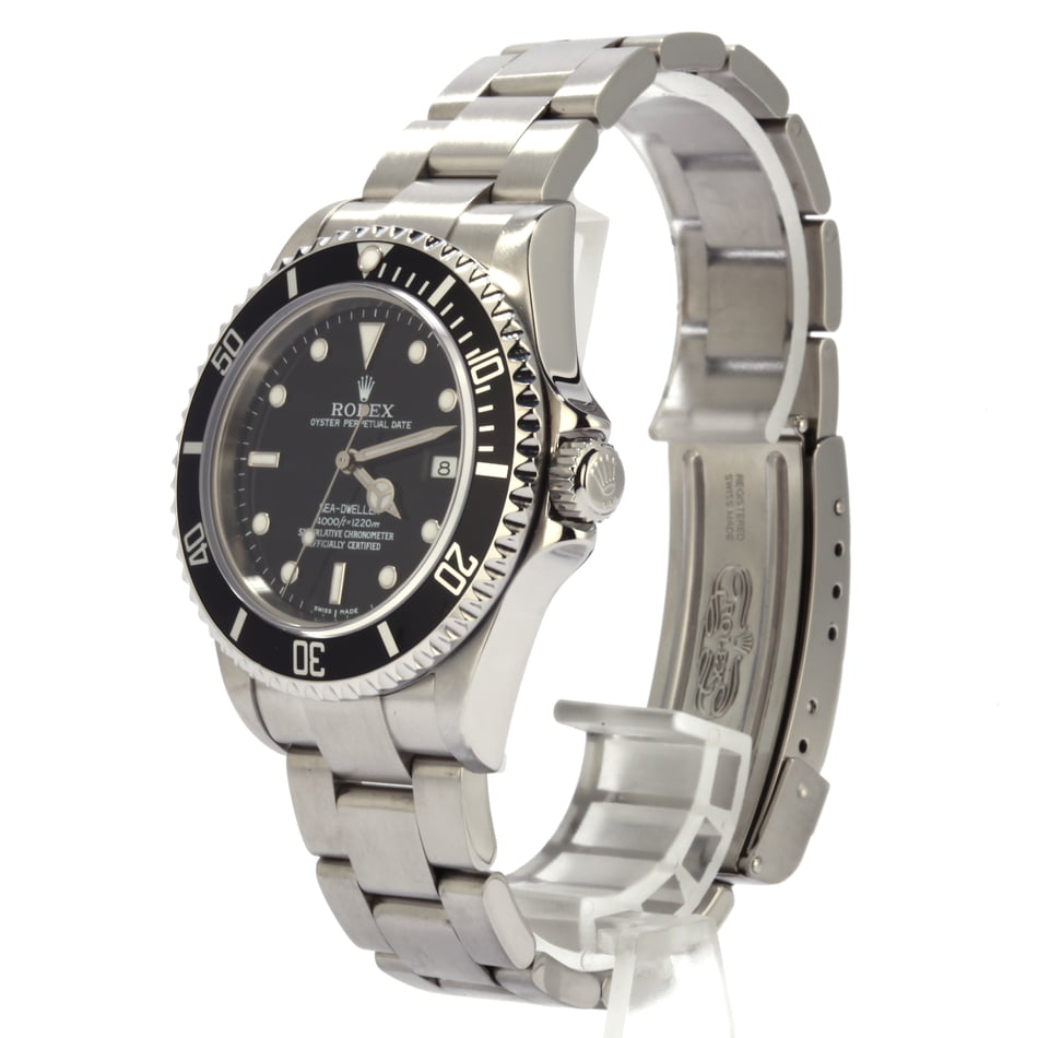 Pre Owned Rolex Sea-Dweller 16600T Black Luminous Dial