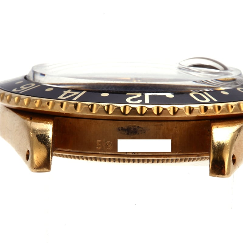 Vintage 1979 Rolex GMT-Master 1675 Nipple Black Dial