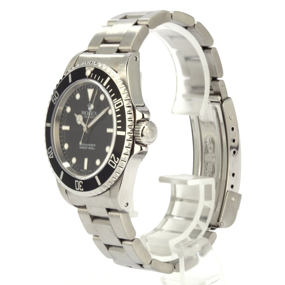 Pre Owned Rolex Submariner 14060 No Date Black Dial