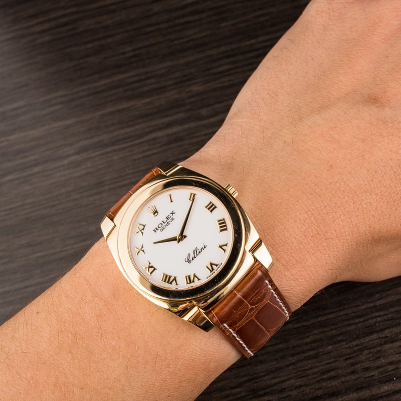 Pre-Owned Rolex Yellow Gold Cellini Cestello 5330