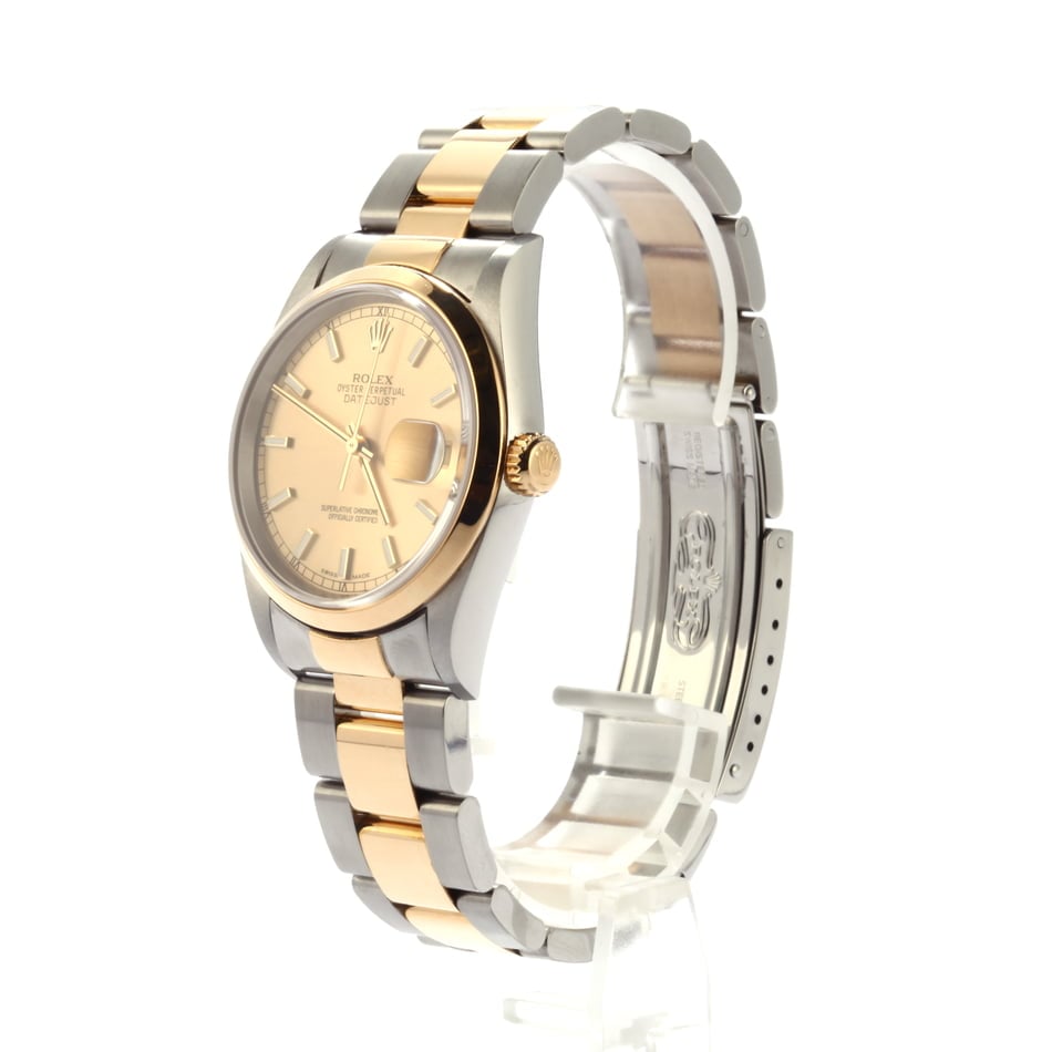 Used Rolex Datejust 16203 Champagne Dial