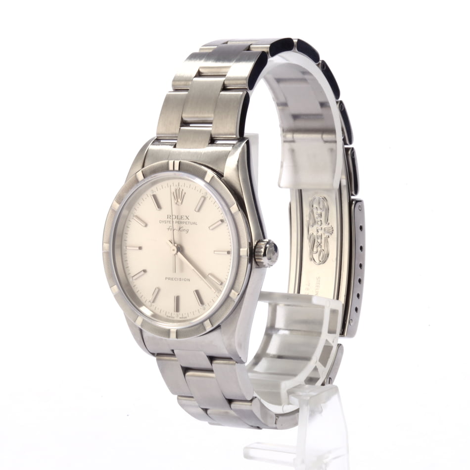 Pre Owned Rolex Air-King 14010 Silver Dial