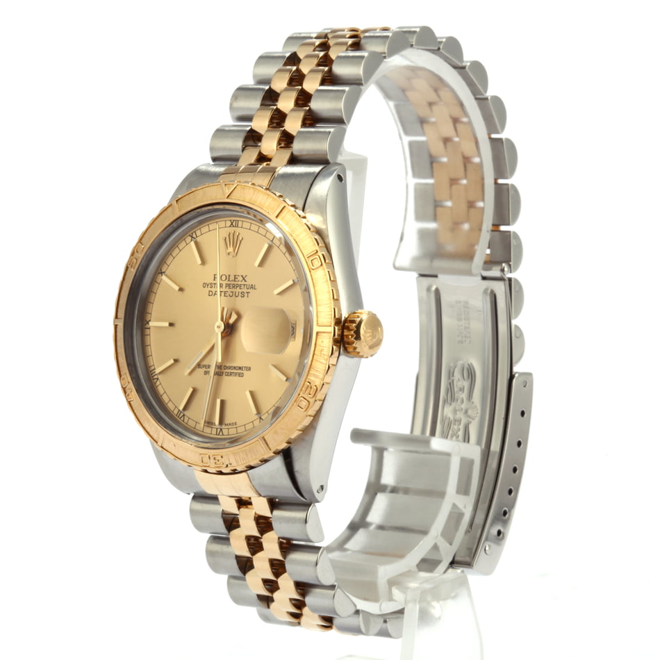 Pre Owned Rolex Thunderbird Datejust 16253 Champagne Dial