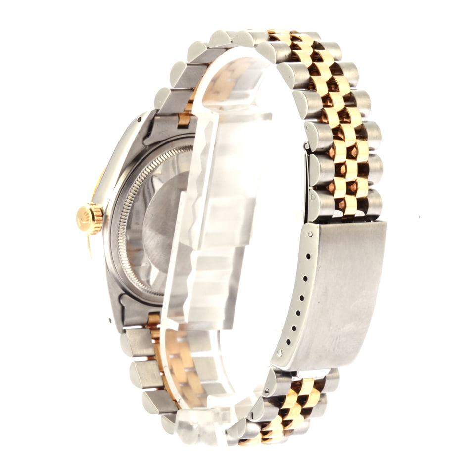 PreOwned Rolex Two Tone Datejust 16013 Silver Dial