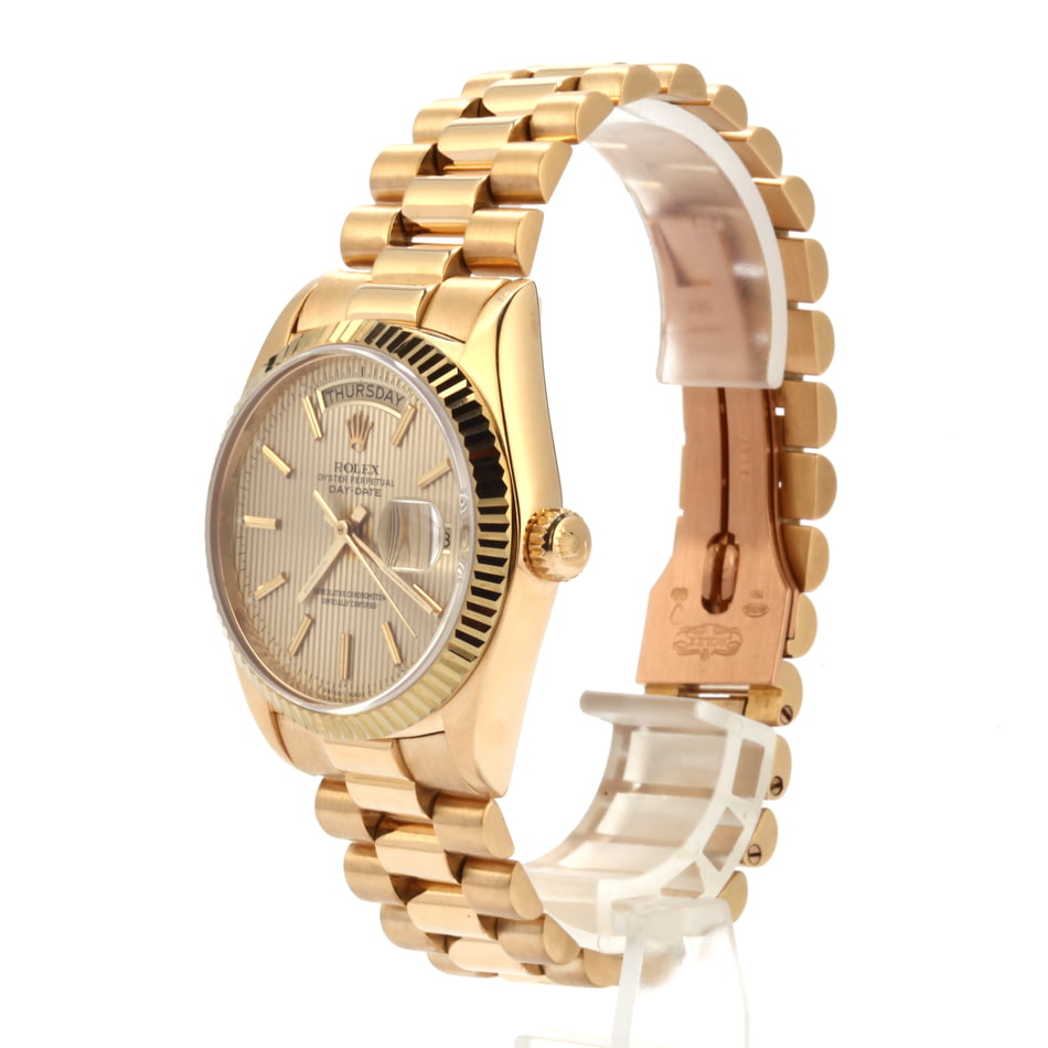 Used Rolex President Day-Date 18038 Tapestry Dial