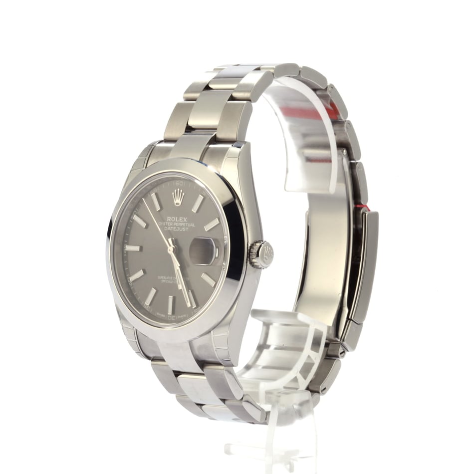 Mens PreOwned Rolex Datejust 41 Ref 126300 Rhodium Dial