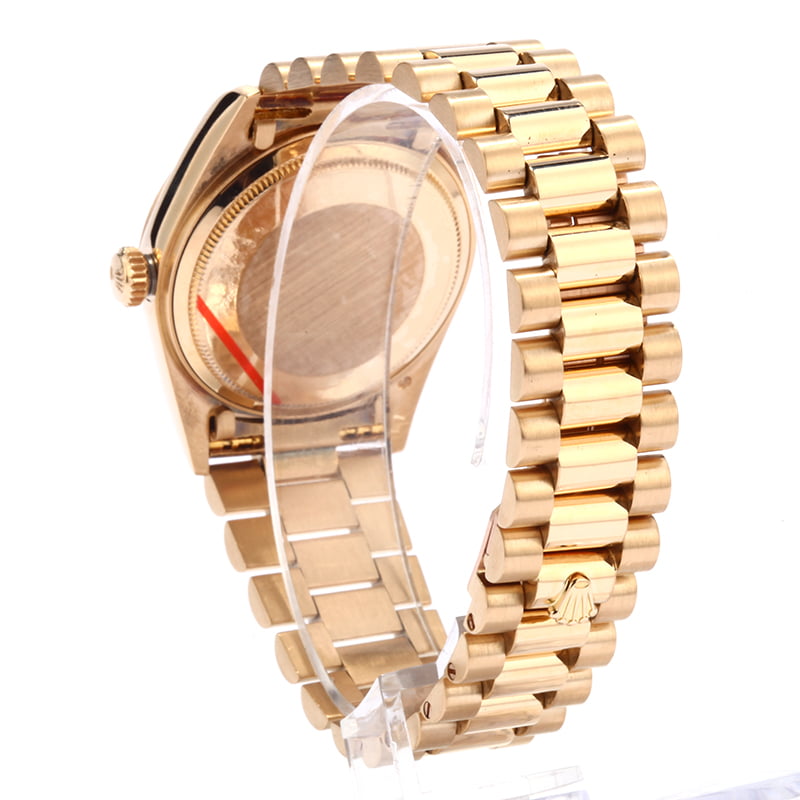 Used Rolex President 18038 Champagne Index