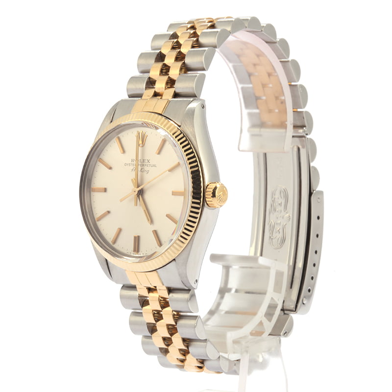 Pre-Owned Rolex Air-King 5501 Silver Dial Jubilee T