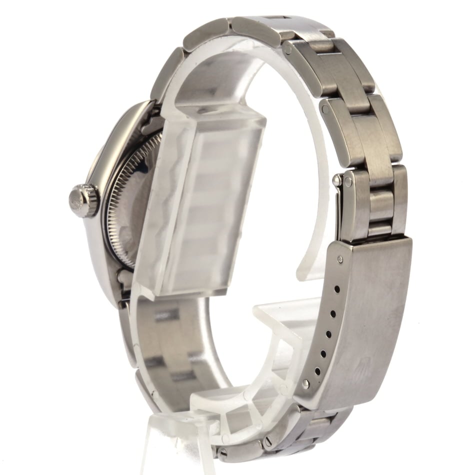 Pre Owned Rolex Lady Oyster Perpetual 76080 Silver Index Dial