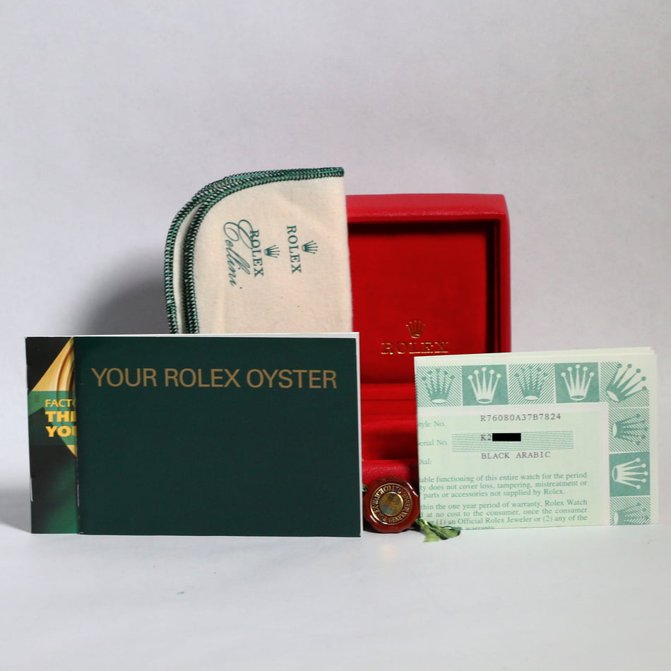 Pre Owned Rolex Oyster Perpetual 76080 Arabic Markers T