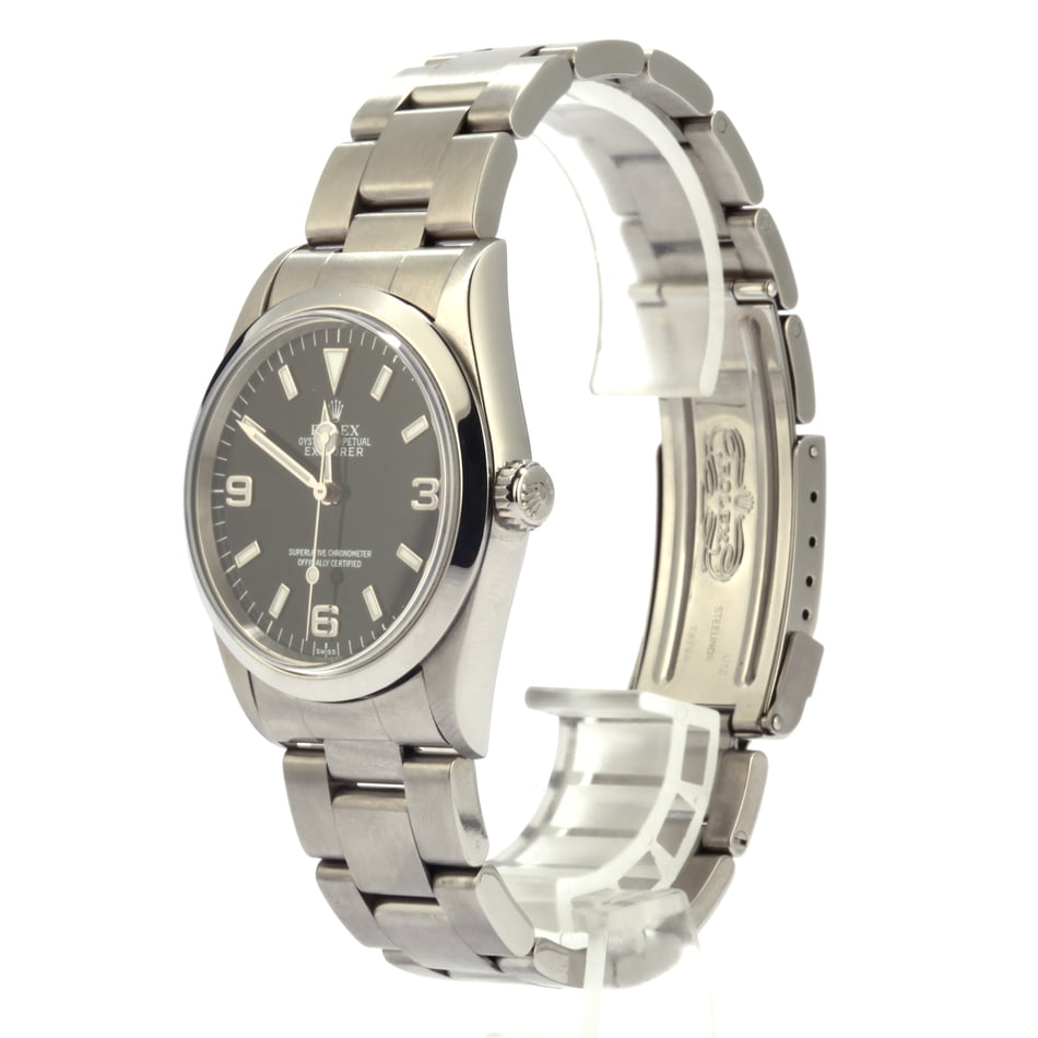 PreOwned Rolex Explorer 14270 Steel Smooth Bezel