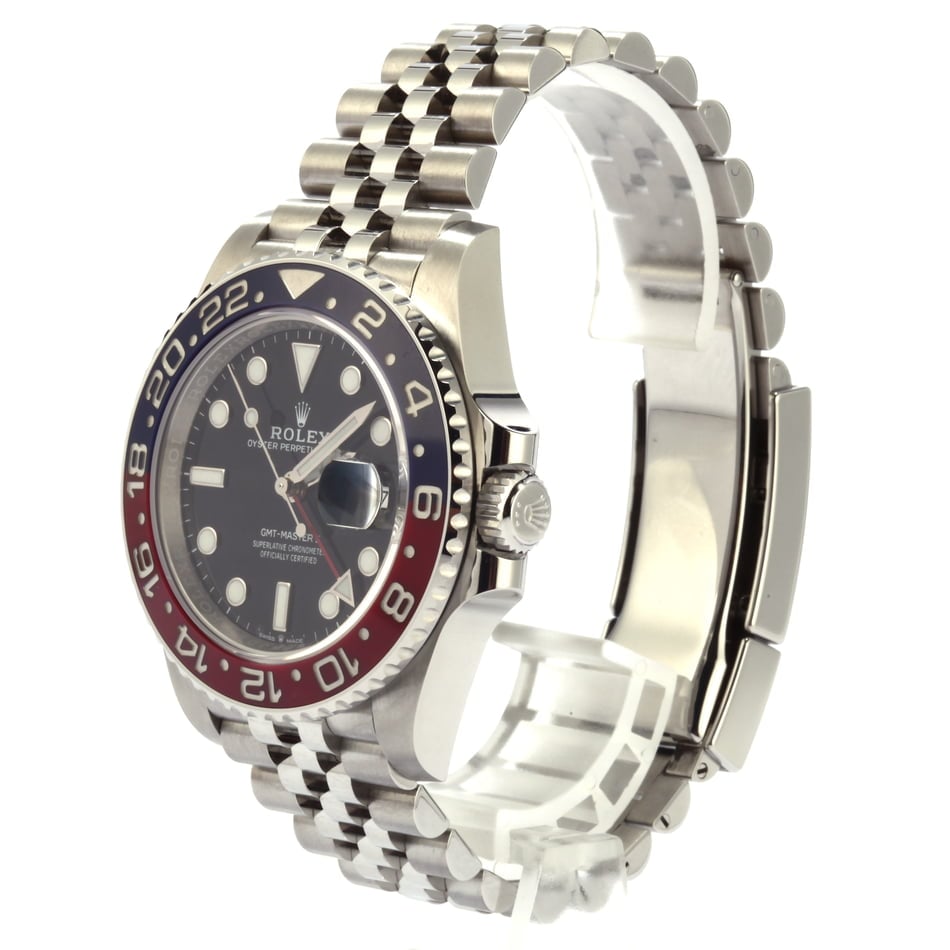 Rolex GMT-Master II Ref 126710 Ceramic 'Pepsi' Steel Jubilee Band