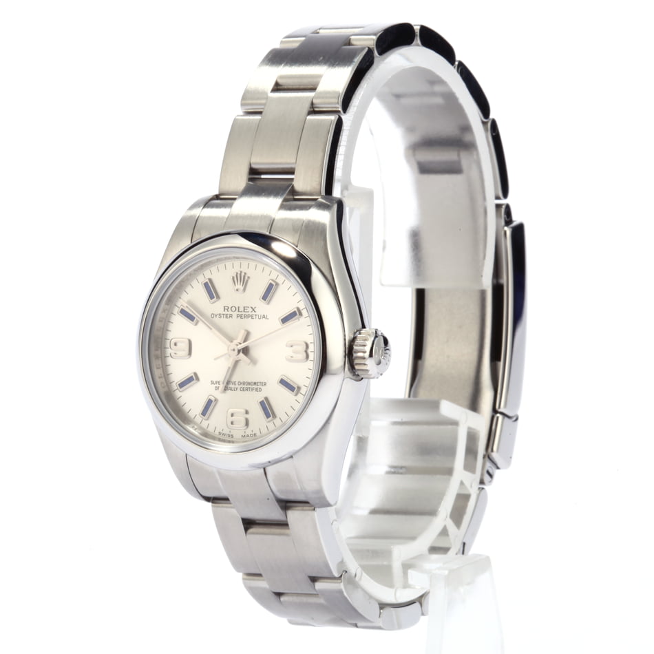 Pre Owned Rolex Lady Oyster Perpetual 176200 Blue Index