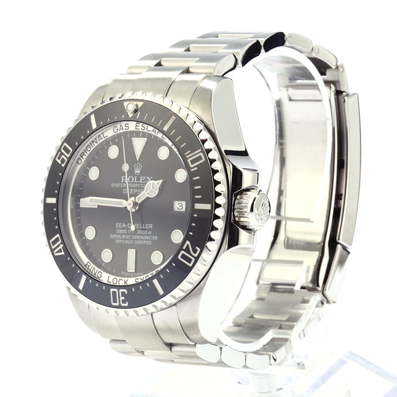 Pre Owned Rolex Black Sea Dweller Deepsea 116660