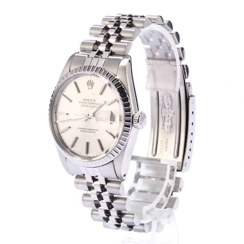 Pre Owned Rolex Datejust 16030 Stainless Steel Jubilee
