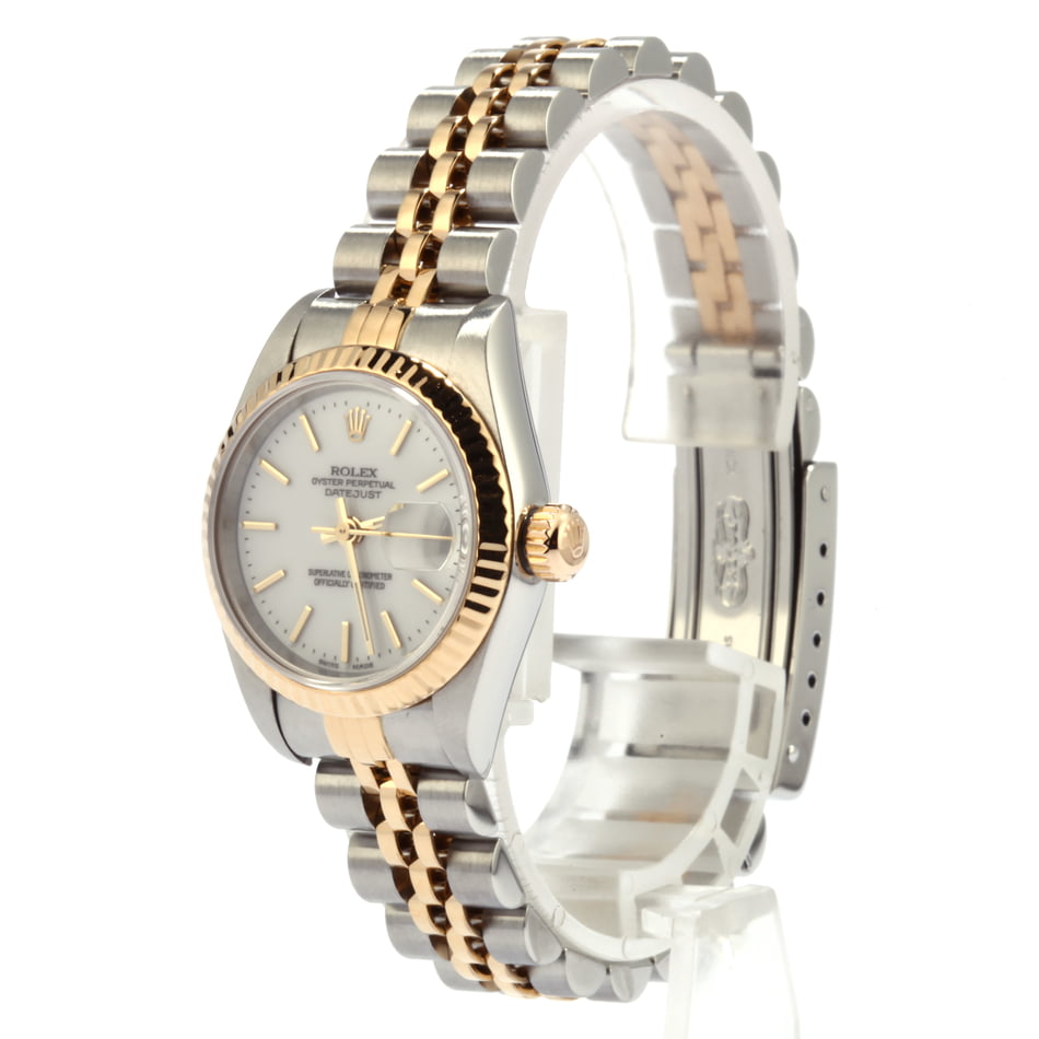 Pre Owned Rolex Datejust 79173 White Index Dial T