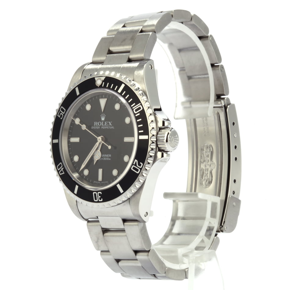 Pre-owned Rolex Submariner 14060 Black Dial Stainless Steel