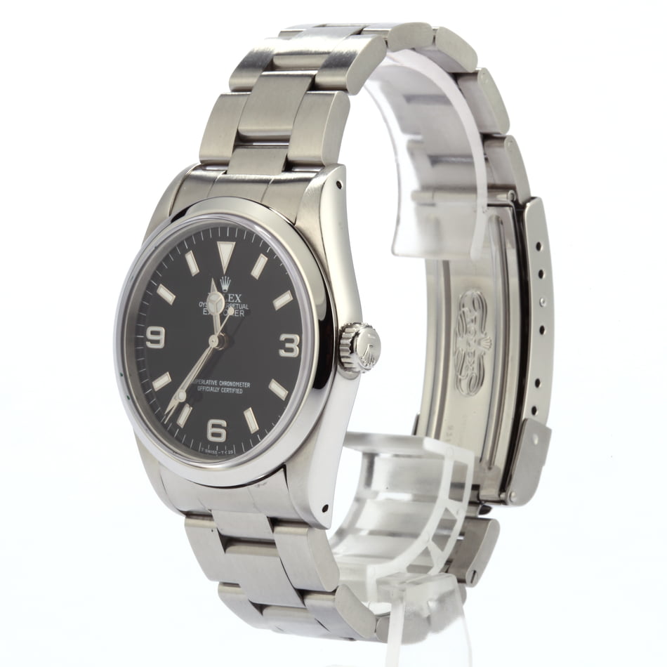 Pre-Owned Rolex Explorer 14270 Steel Smooth Bezel