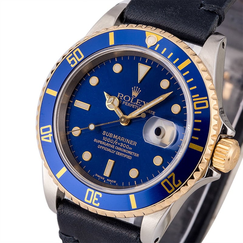 Rolex Two-Tone Submariner Blue