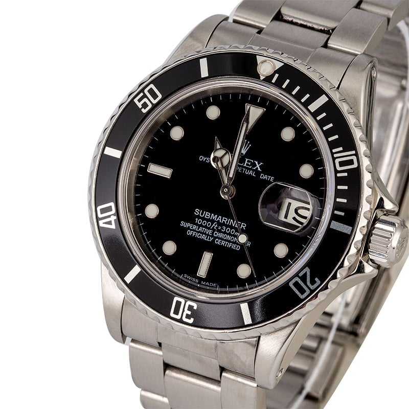 Used Rolex Submariner 16800 Oyster Bracelet