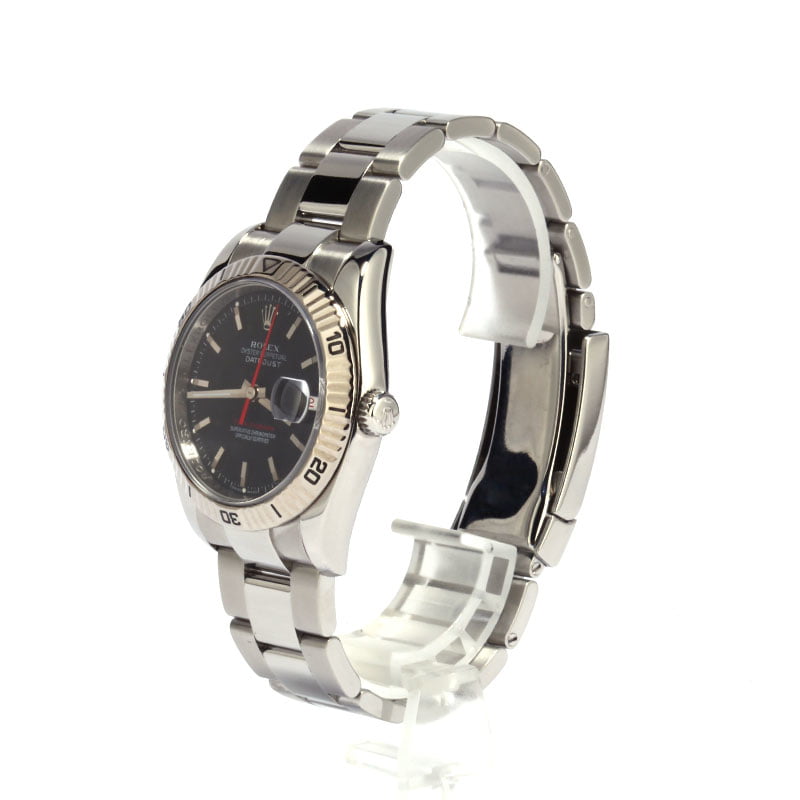 Pre Owned Rolex Datejust Thunderbird 116264 Black Dial