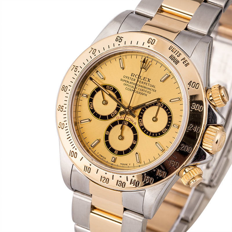 Used Rolex Daytona 16523 Champagne Dial