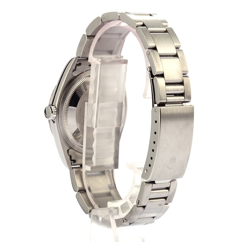 Used Rolex Datejust 16220 Rhodium Roman Dial T