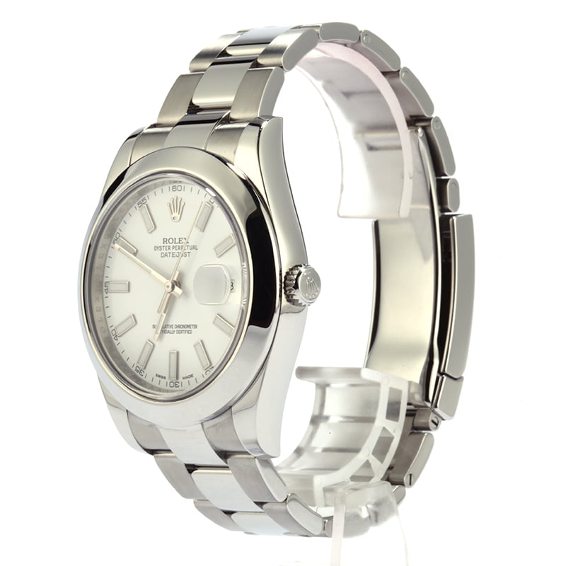Used Rolex Datejust II Ref 116300 White Dial
