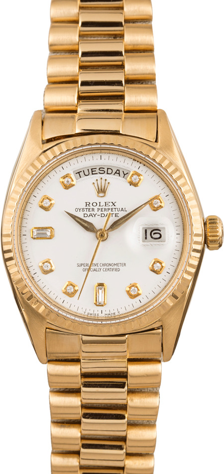 Used Rolex Day Date 1803 Champagne 'Pie Pan' Dial