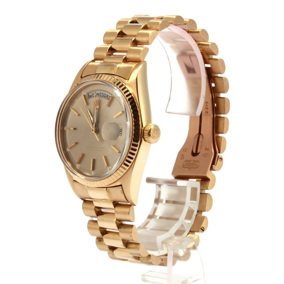 Used Rolex Day Date 1803 Champagne 'Pie Pan' Dial