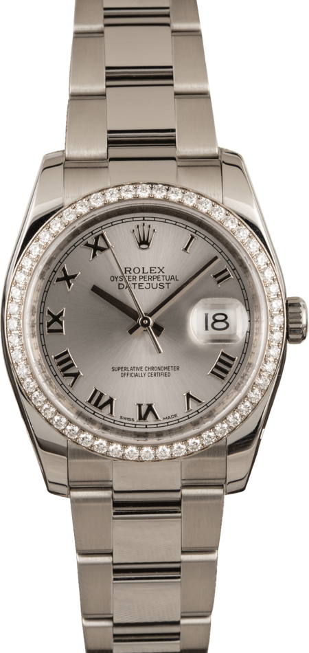 diamond encrusted bezel