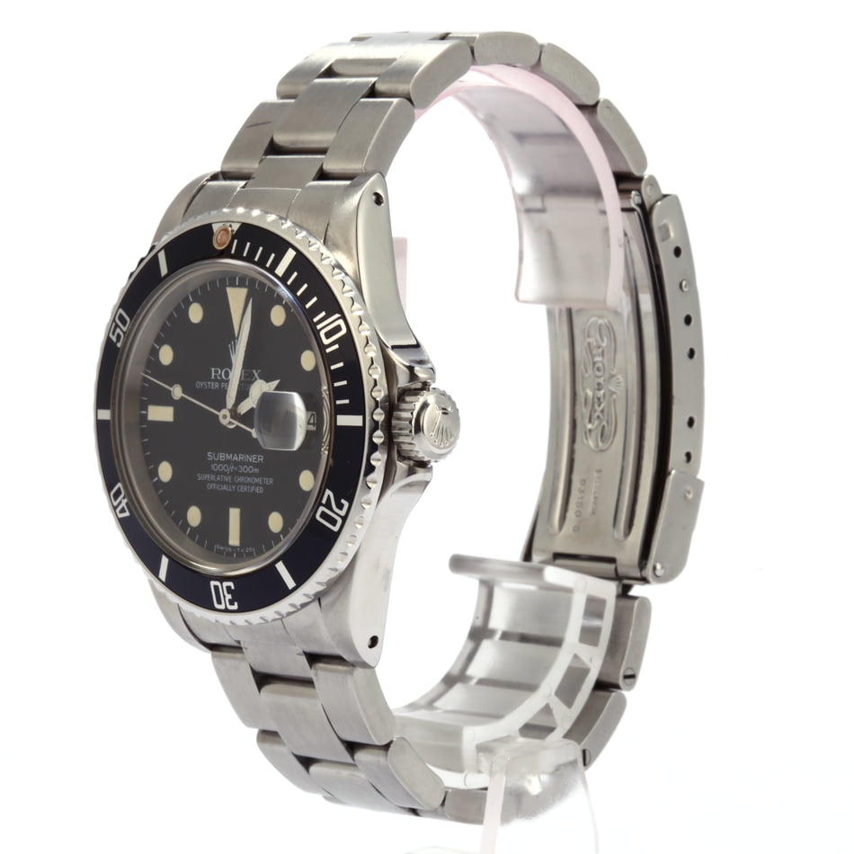 Vintage 1982 Rolex Submariner 16800 Matte Black Tritium Dial