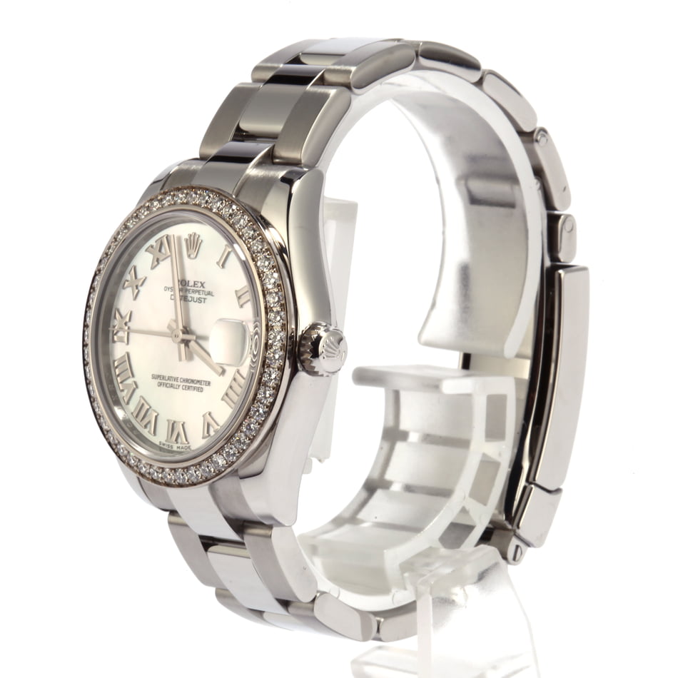 Rolex Diamond Bezel Datejust 178384 Mother of Pearl Dial