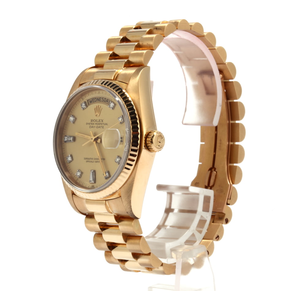 Pre-Owned Rolex 18038 President Diamond Dial