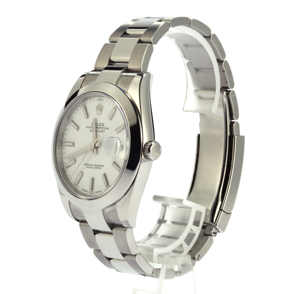 Pre-Owned Rolex Datejust 41 Ref 126300 White Dial T