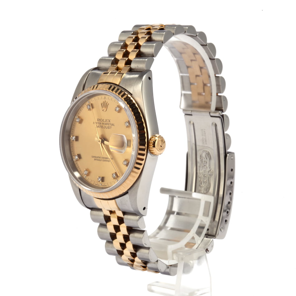 Pre-Owned Rolex Datejust 16233 Diamond Dial Watch T
