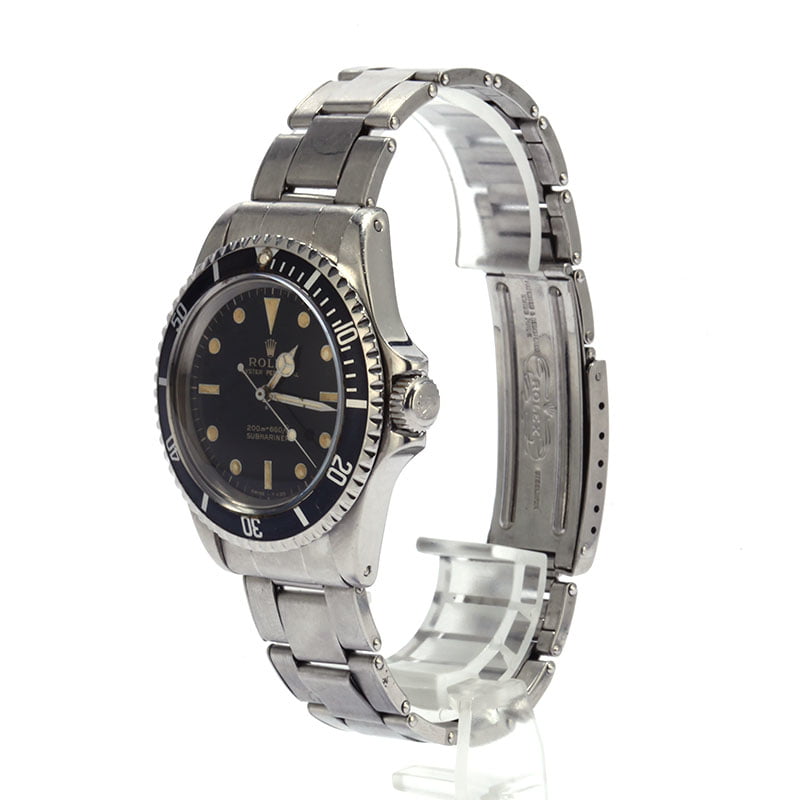 Vintage 1966 Rolex Submariner 5513 Oyster Rivet
