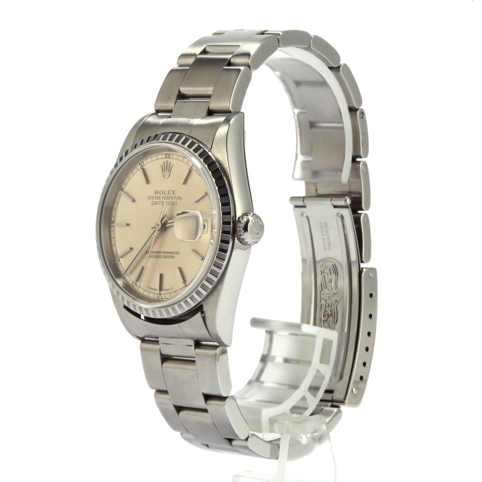 Rolex Datejust 16220 Silver Index Dial T