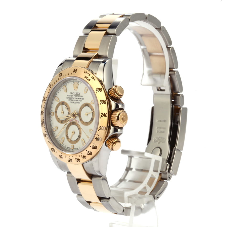 Rolex Daytona Two Tone 116523 White Dial